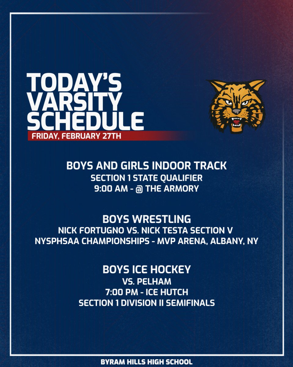 Byram Hills Athletics tweet media