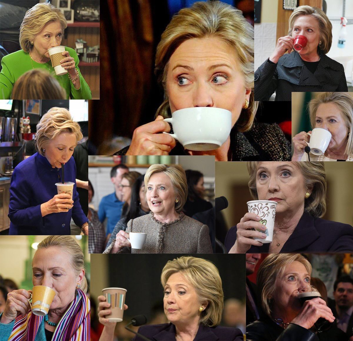 Good morning <a href="/HillaryClinton/">Hillary Clinton</a> ☕️