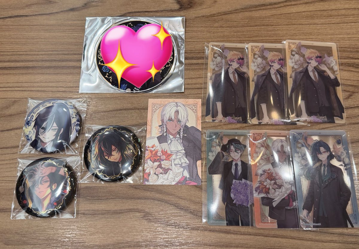 交換】悪魔執事と黒い猫 あくねこ 4th Anniversary 4周年 箔押し