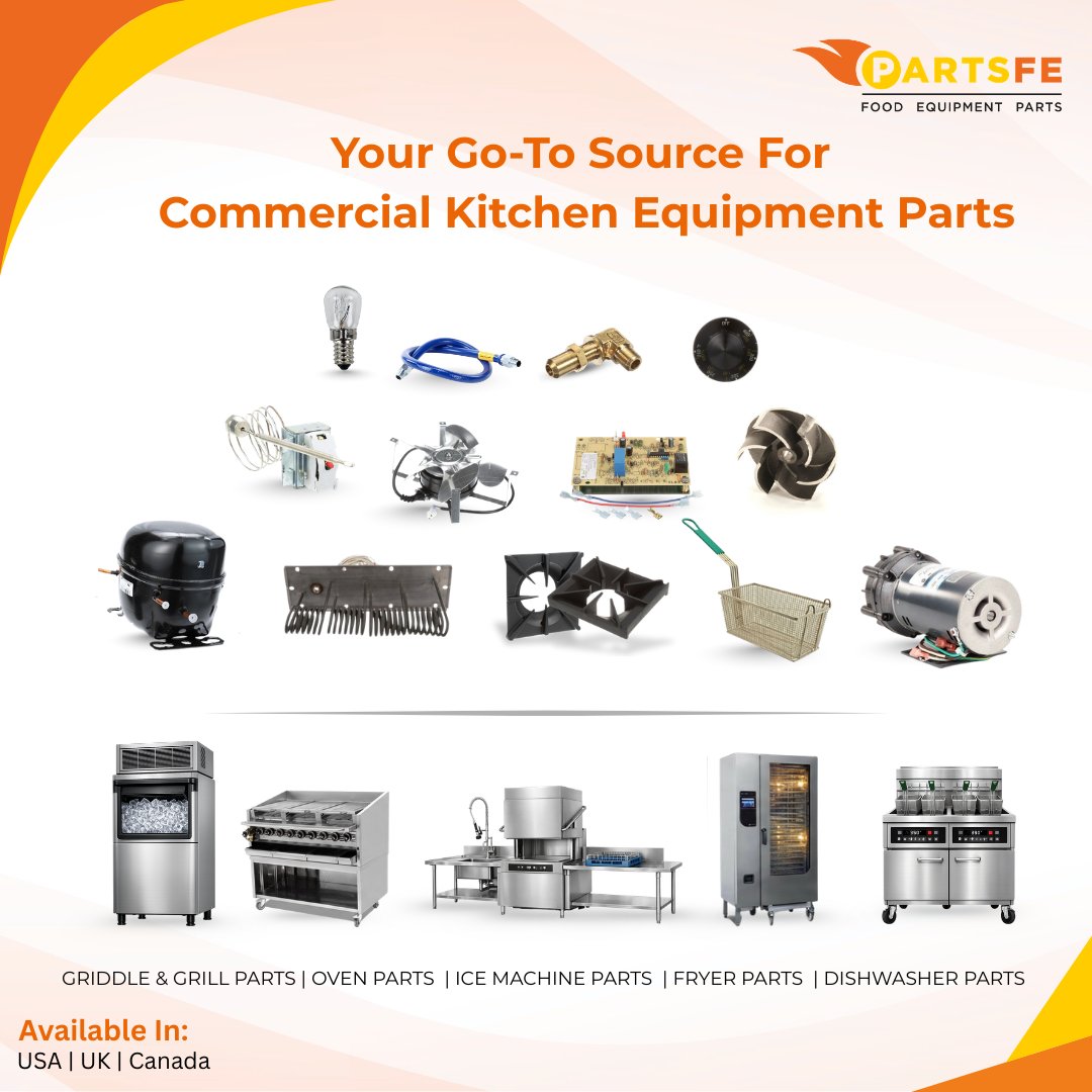 PartsFe's tweet image. Trouble with your commercial kitchen equipment?

PartsFe is your trusted source for quality replacement parts for ovens, fryers, refrigerators, and more.

Shop now: postly.click/mJP

#CommercialKitchenEquipmentPartsUSA #PartsFe #CommercialDishwasherParts #RefrigeratorParts