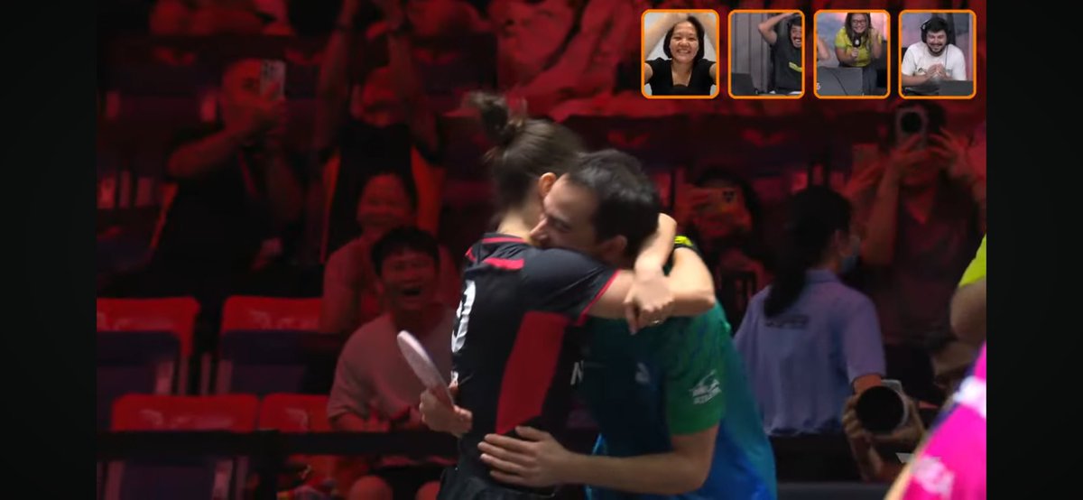 osolimpicos's tweet photo. É OUROOOOO
🏆🏆🏆🏆🏆

Hugo Calderano e Bruna Takahashi fazem partida impecável, vencem 3-0 (11-7, 11-6, 13-11) os sul-coreanos Lim Jong-hoon/Shin Yu-bin, dupla número #1 do mundo e bronze em Paris-2024, e conquistam o título do 🏓Singapore Grand Smash nas mistas!

Já foram a 1ª dupla não-asiática a chegar numa final de Grand Smash e agora são campeões!!

Título gigantesco. Torneio equivale a um Grand Slam no tênis.