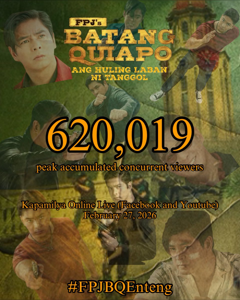 idolcocomartin's tweet photo. Ang pamamaalam ni Enteng, tinutukan ng mga Ka-Batang Quiapo ngayong huling Biyernes ng Pebrero! 🔥 #FPJBQEnteng
#FPJsBatangQuiapo: Ang Huling Laban ni Tanggol (ANG HULING DALAWANG LINGGO)
#CocoMartin #PrimetimeKing https://t.co/2DF91YT9Xw