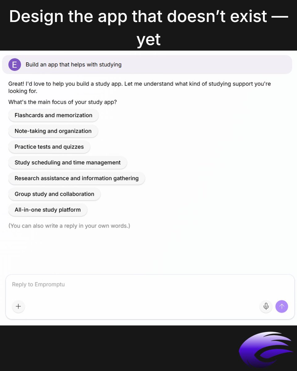 Empromptu AI tweet media