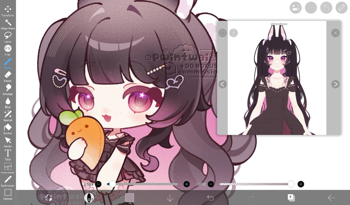 Chibi WIP o(^▽^)o
♡ and ↻ are appreciated.🥕
#VGencomm