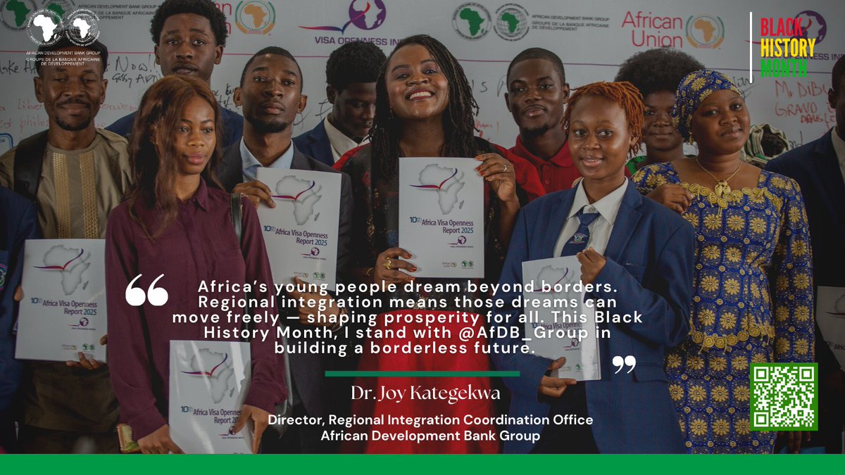 ... and its so inspiring to see you <a href="/JoyKategekwa/">Dr. Joy Kategekwa</a> mentoring Africa’s next generation. Together, we will carry the dream beyond borders and build the Africa We Want. #BlackHistoryMonth2026  #IntegrateAfrica