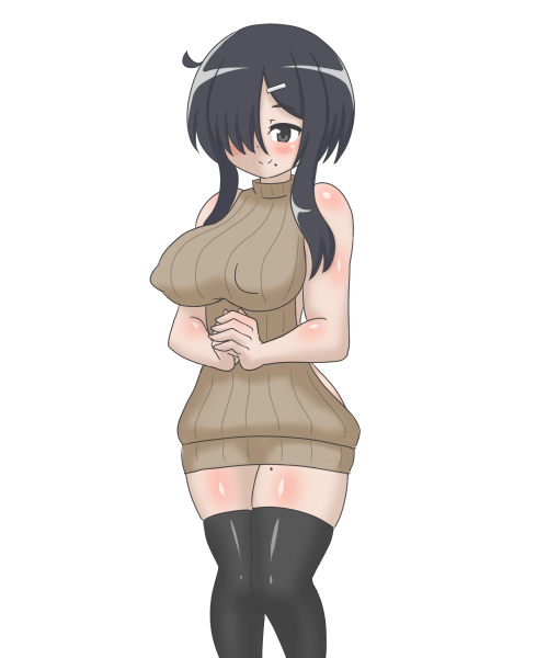 前に描いたスチルの修正が終わったので、ゲーム用の弥生さんの立ち絵書き直してるけど

なんか今年だけでも結構上達した気がする 