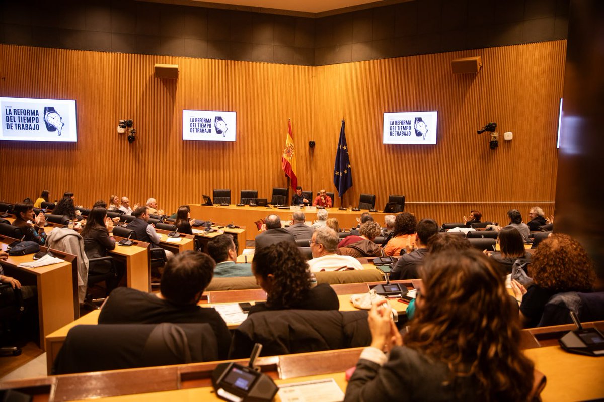 🏛 El SE <a href="/jperezrey/">Joaquín Pérez Rey</a> ha clausurado la jornada 'La reforma del tiempo de trabajo' que organiza la <a href="/fundacion1mayo/">Fundacion 1º de Mayo</a>.

🗣"Una economía moderna no puede basarse en jornadas abusivas. El registro horario será pronto una realidad".