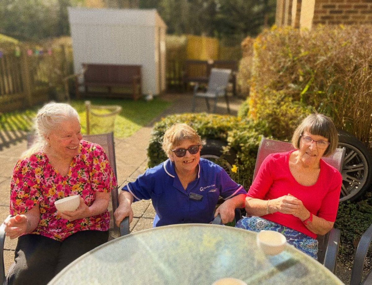 QuantumCareLtd's tweet photo. Earlier this week, residents at Beane River View took full advantage of the sunshine and warmer weather. With spring finally making an appearance, it was the perfect opportunity to spend some quality time outdoors.☀️

#QuantumCare #BeaneRiverView #CarehomesUK #Springtime https://t.co/zjVkcslZRP