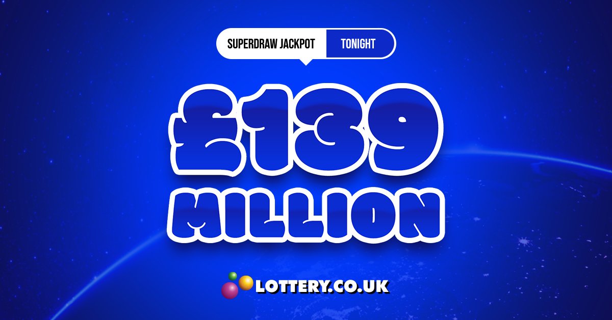 Get ready for tonight's #EuroMillions draw where you could win that est. £139M! 🤩 🌟 Make sure your tickets are in before the end of play to be in with the chance to win 🌟

Use the link to get tickets ✨ lottery.co.uk/euromillions

#uklottery #lotteryuk #Friday #Fridaydraw #uknews