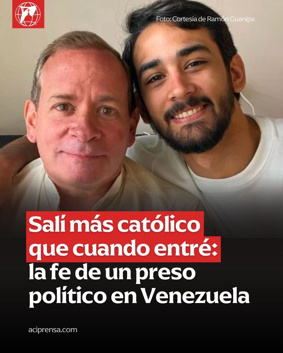 Rezar para pedir fuerzas y poder resistir un día más. Es lo que hacía Juan Pablo Guanipa, probablemente el preso político del chavismo más mediático en los últimos tiempos, durante los casi nueve meses que estuvo preso en Caracas.

Guanipa fue uno de los más cercanos