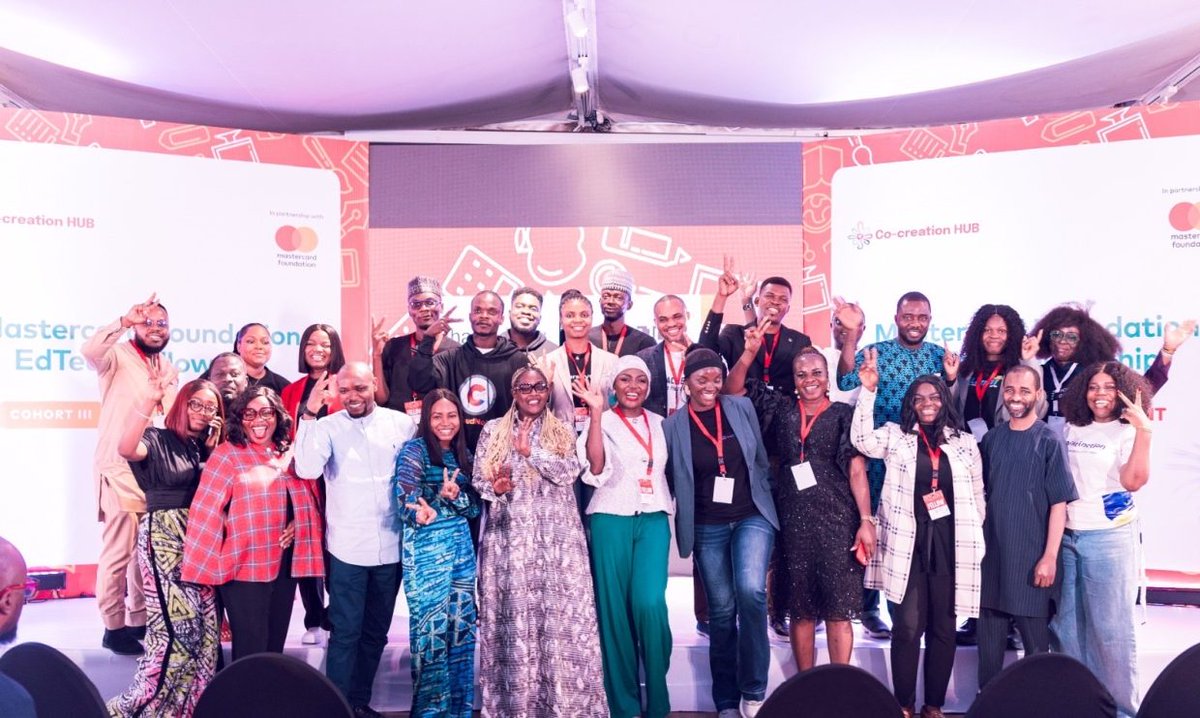 Co-creation HUB (CcHUB), Nigeria’s first innovation centre and technology hub, in partnership with the Mastercard Foundation, has begun accepting applications for Cohort 4 of its EdTech Fellowship in Nigeria.

The program will select 12 early-stage startups building inclusive
