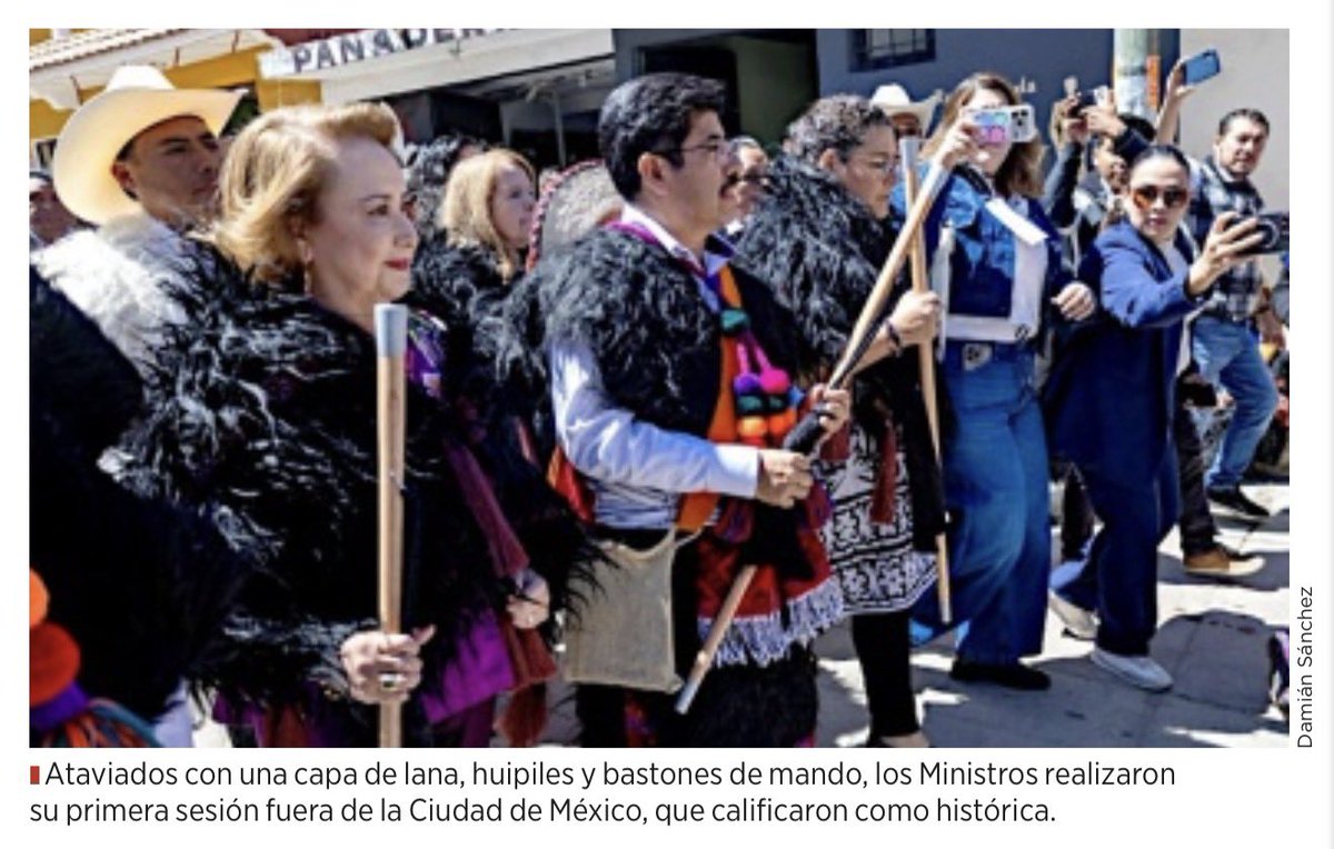❌ Punta de farsantes y ridículos. Quizá hacen menos daño montando estos shows que impartiendo “justicia”. 

<a href="/SCJN/">Suprema Corte</a> 

<a href="/Reforma/">REFORMA</a>