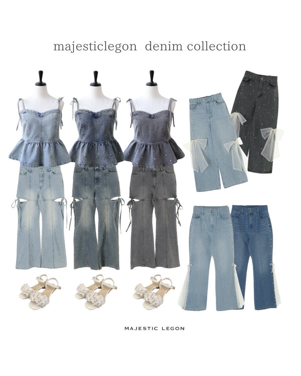 ⟡꙳ denim collection ⟡꙳

春ってデニム欲しくなるよね♡
特別感も兼ね備えたデニム達
が集結✩࿐⋆*

store.cityhill.co.jp/majesticlegon/…