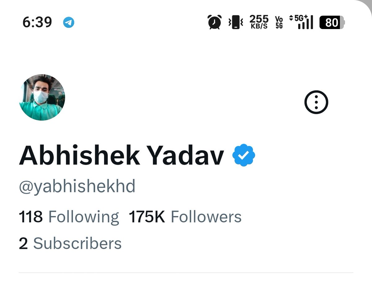 Abhishek Yadav tweet media