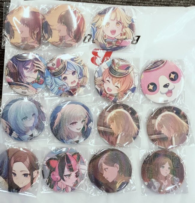 バンドリ BanG Dream! 10th Anniversary LIVE缶バッジくじ 交換 譲渡