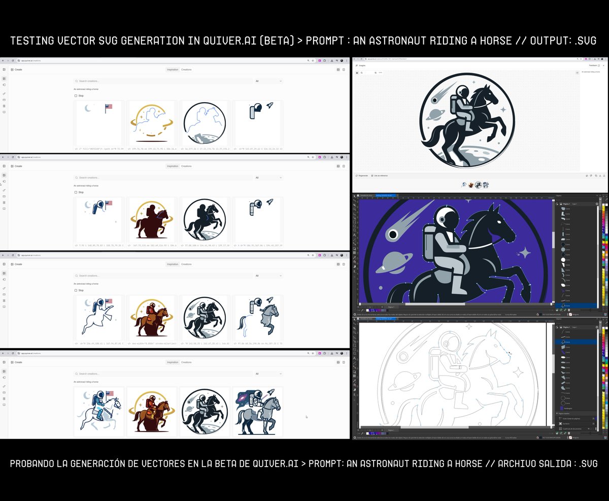 annaomline's tweet image. Trying out the new @QuiverAI beta for one-shot vector generation .The results are impressive. Super clean lines, very few nodes, and smooth shapes. This tool is set to change how we create vectors with AI. Curious to see how it evolves! it’s a great start! #diseño #vector #design