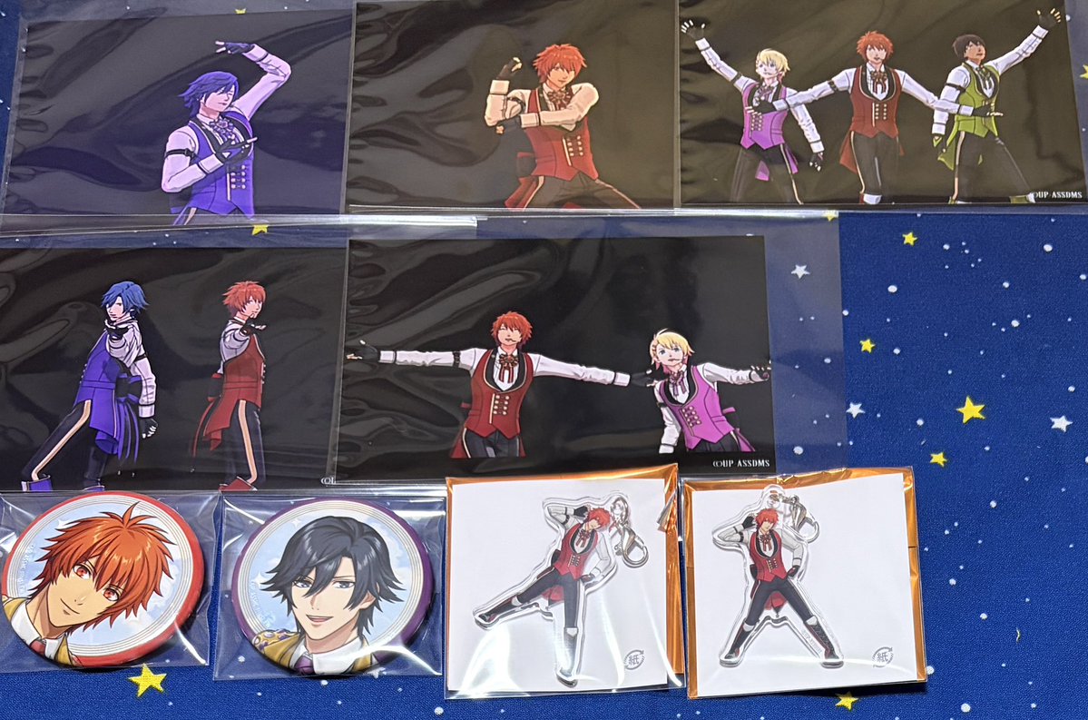 譲渡］うたプリ ASSHC 缶バッジ ブロマイド チャーム 譲］画像セット