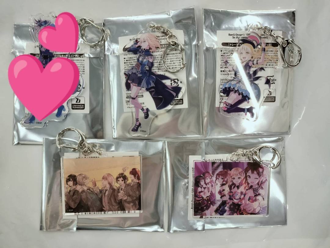 バンドリ BanG Dream! 10th Anniversary LIVE缶バッジくじ 交換 譲渡