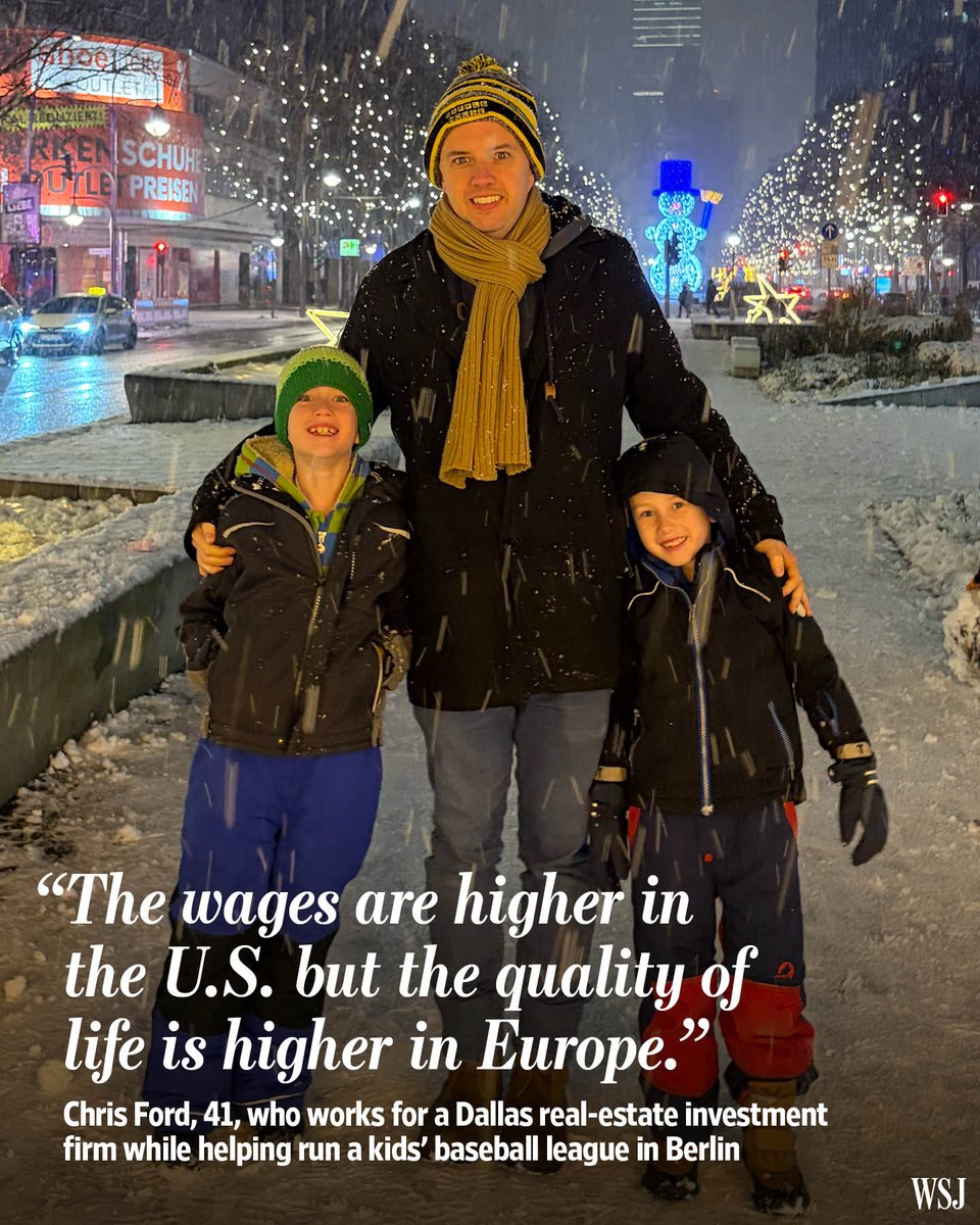 Americans are leaving the U.S. in record numbers, drawn by a quality of life made easily affordable by the U.S.’s enviable salaries. on.wsj.com/46ucyrC