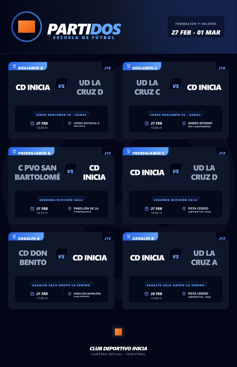 CD Inicia Fútbol tweet media