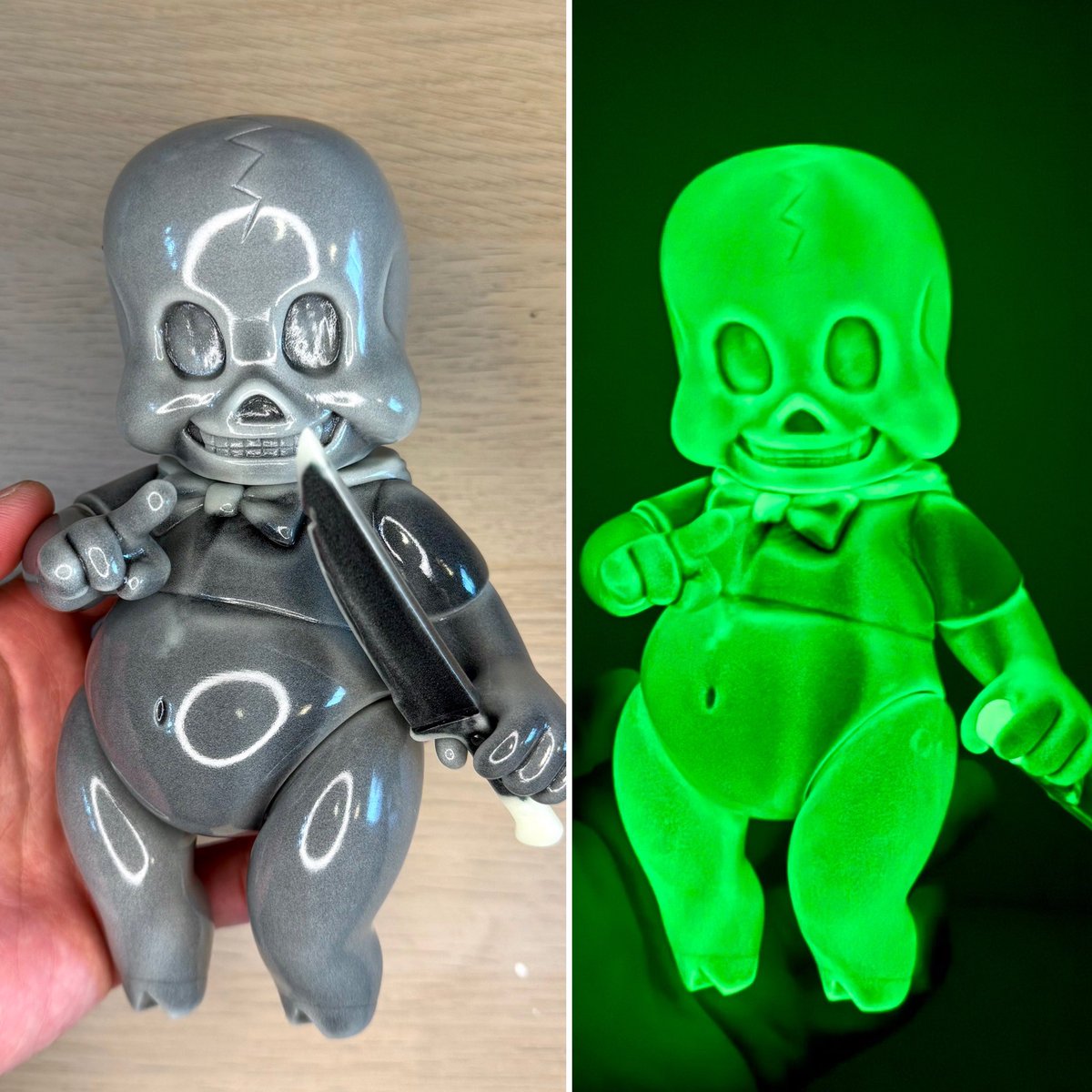 frankkozik Piggums Inner Skull got “BKxGID Marbled” treatment