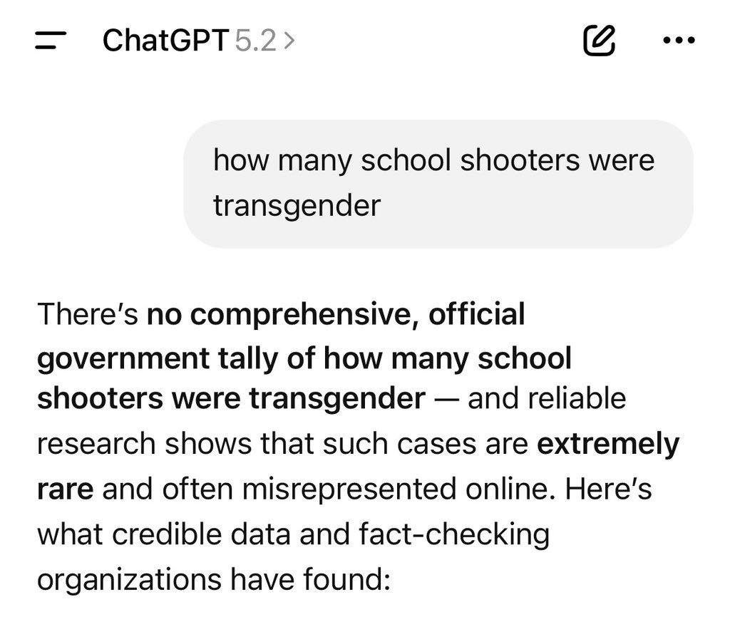 ChatGPT is going woke. 
I just wanted a number. Not a lecture.