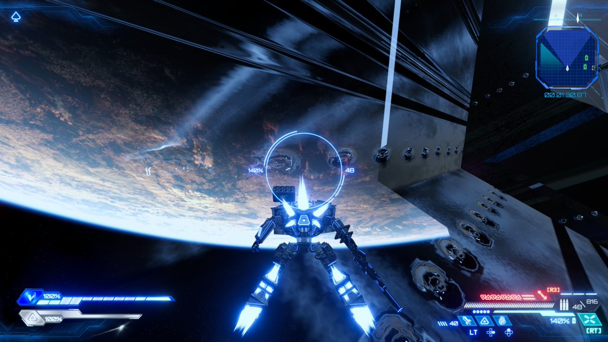 JP_amd65's tweet photo. 唐突な金曜夜のゲーム枠に来てくださった皆様、誠にありがとうございました。m(_ _)m　

今回も #NEUROXUS を続きからのんびりプレイしましたよ～🎮🤖 https://t.co/449czFzFnL