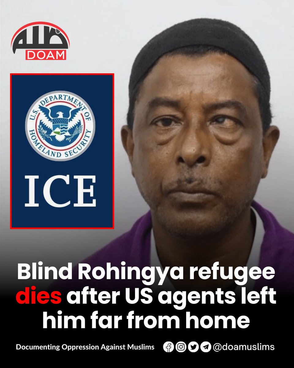 RWEN67's tweet photo. Nurul Amin Shah Alam, a 56-year-old nearly blind Rohingya refugee, was found dead in Buffalo after being released without support. He leaves behind a wife and two sons. RWEN urges accountability and better protection for refugees.
#Rohingya #RefugeeRights #HumanRights #Buffalo https://t.co/OZU9LHklas
