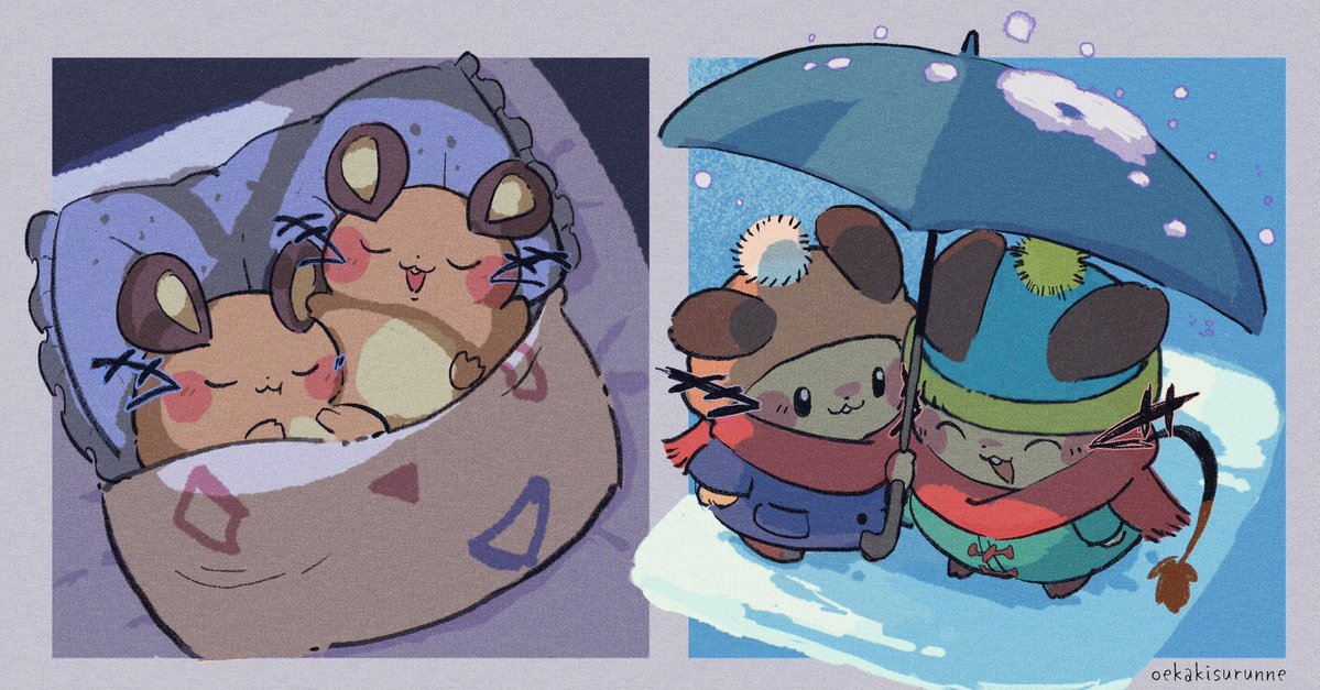 ポケモン30周年おめでと〜！！ZAでは警備デデンネをありがとう 2匹