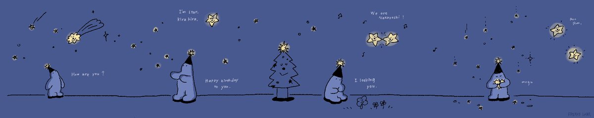 _____frekko's tweet photo. panorama drawing🌠 https://t.co/QX5f9kgXcc