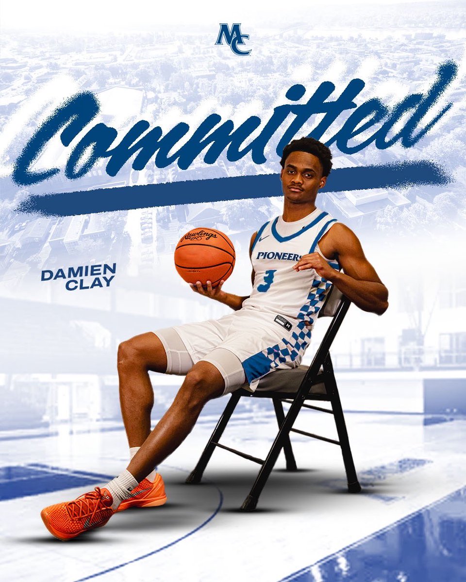 DamienClay5's tweet photo. I’m Grateful to announce my commitment to Marietta #gopioneers💙🤍 https://t.co/jN9IpO9wkS