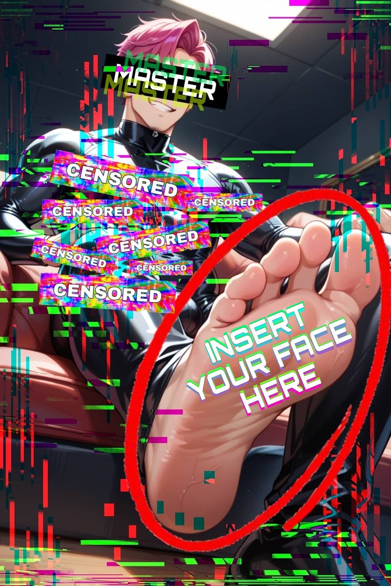LordAtheran's tweet photo. You don't need to see anything else~
Just focus on my sweaty foot😏🔥

#AIart #GOON #findom #feet https://t.co/U94RMq7qOQ