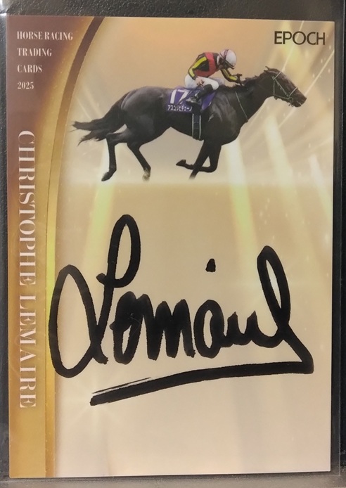 前回の結果が良かったのでホスレを追加開封、今回はルメール直筆(/50