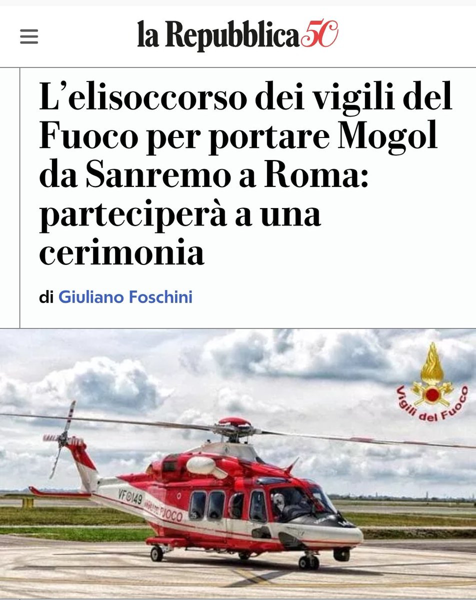 Offre Piantedosi. Coi soldi nostri.
#Mogol