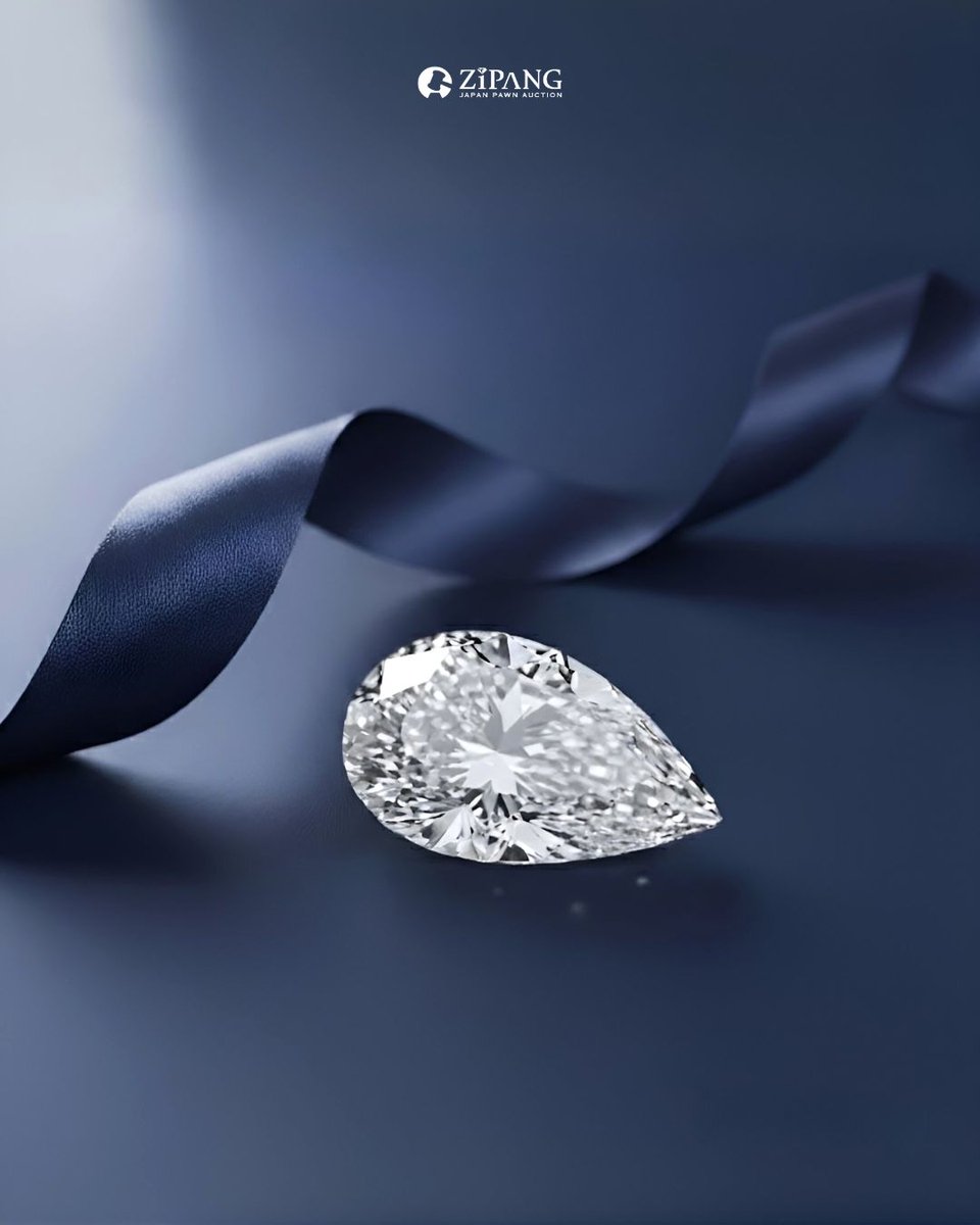 ZipangAuctions's tweet image. 2.27 carat pear diamond, D color, VVS1 clarity. Icy bright, ultra clean, and impossible to ignore, it catches the light and holds every gaze.

#PearDiamond #DColorDiamond #VVS1 #FineDiamonds #DiamondLovers