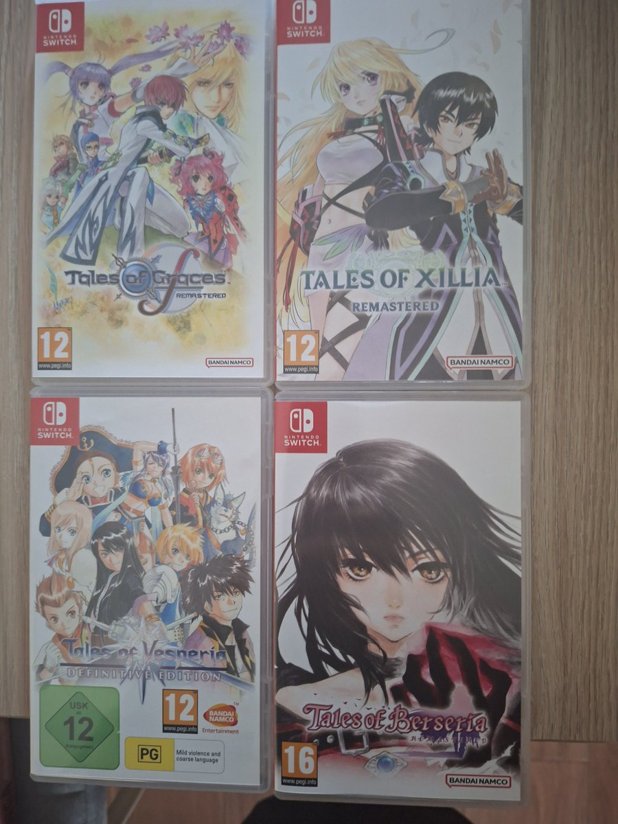 He ampliado mi colección de #TalesOf en #NintendoSwitch

Cuál es vuestro favorito?