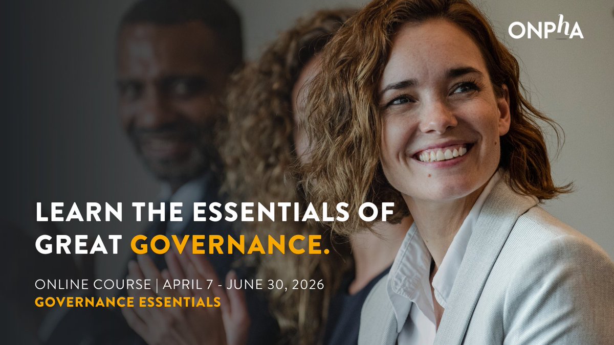 Ontario Non-Profit Housing Association (ONPHA) tweet media