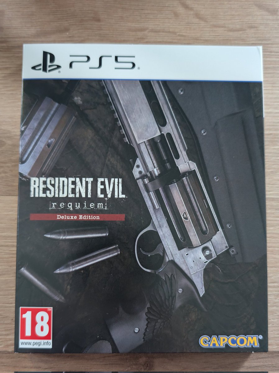 It's here!!! So excited to play this later. #ResidentEvilRequiem