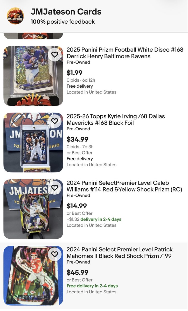 JmjatesonCards's tweet photo. Take a look below make some offers on X or hit up my eBay for even more. Everything over 15$ Shipped BMWT
Also if you’re looking for an awesome break group to join where absolute 💣💣 and 🔥🔥give my man @3bangerbreaks a follow. Best break group in the hobby!
PayPal GS
Or
Venmo GS
https://t.co/rnlJYc0TFb
#TBBCrew #TBBreposts #numberedauto #panini #donruss #topps #MLB #UFC #rpa #SaturdayVibes #FridayFeeling #NFL #sales #buy #sell #trade #iso #topps #whodoyoucollect #tradingcards #thehobby #TBBGold #JMJatesonCards