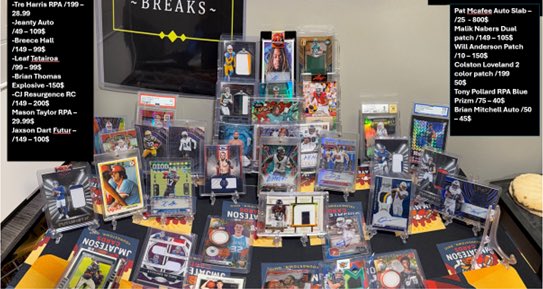 Take a look below make some offers on X or hit up my eBay for even more. Everything over 15$ Shipped BMWT

Also if you’re looking for an awesome break group to join where absolute 💣💣 and 🔥🔥give my man <a href="/3bangerbreaks/">Triple Banger Breaks</a> a follow. Best break group in the hobby! 

PayPal GS
Or