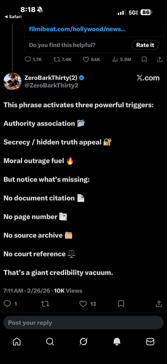 hazey365's tweet photo. @ZeroBarkThirty2 @Coinvo It doesn’t matter if it’s true.  The plan is for the 5.4 million people to see it and 64k to like it and 7.4k to repost it. “If you tell a lie big enough and long enough, people will eventually believe it as truth” https://t.co/vazzLQ29KX