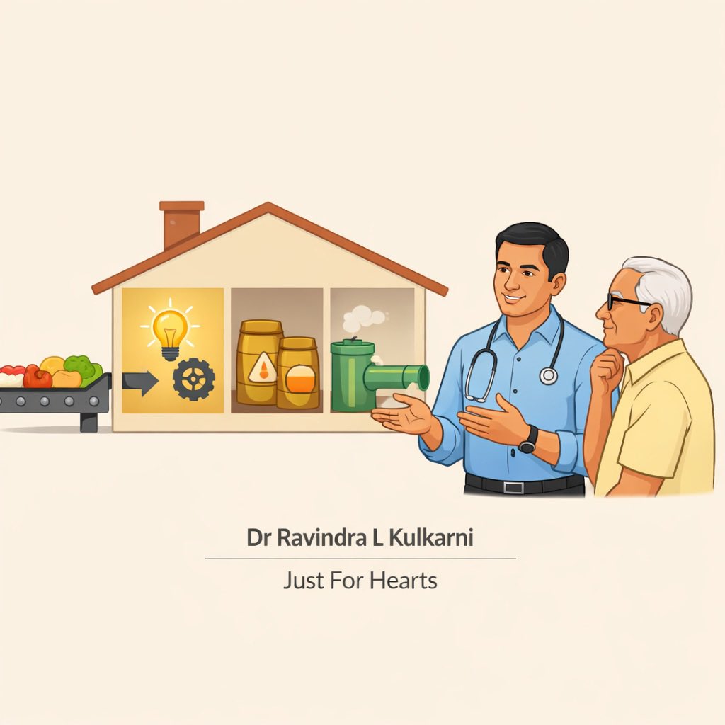 KulkarniRL's tweet image. 🔥 आपण #Metabolism बद्दल इतकं का बोलतोय?

कारण आजच्या अनेक lifestyle आजारांमध्ये
एक common underlying metabolic component आढळतो 
विशेषतः insulin resistance.

Diabetes, prediabetes, fatty liver (MASLD), BP, dyslipidemia 
हे वेगवेगळे निदान आहेत.
पण आतल्या पातळीवर ऊर्जा वापरण्याची