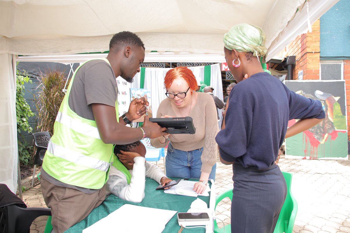 Pawa254's tweet image. We are live on location at @mageuzihub for DemocrARtic Exhibitions where our incredible cohort of #artivists are showcasing their Augmented Reality (AR) artworks. Today’s showcase is part of the Digital Action Lab (DAL) campaign powered by @CIVICUSalliance.

In partnership with