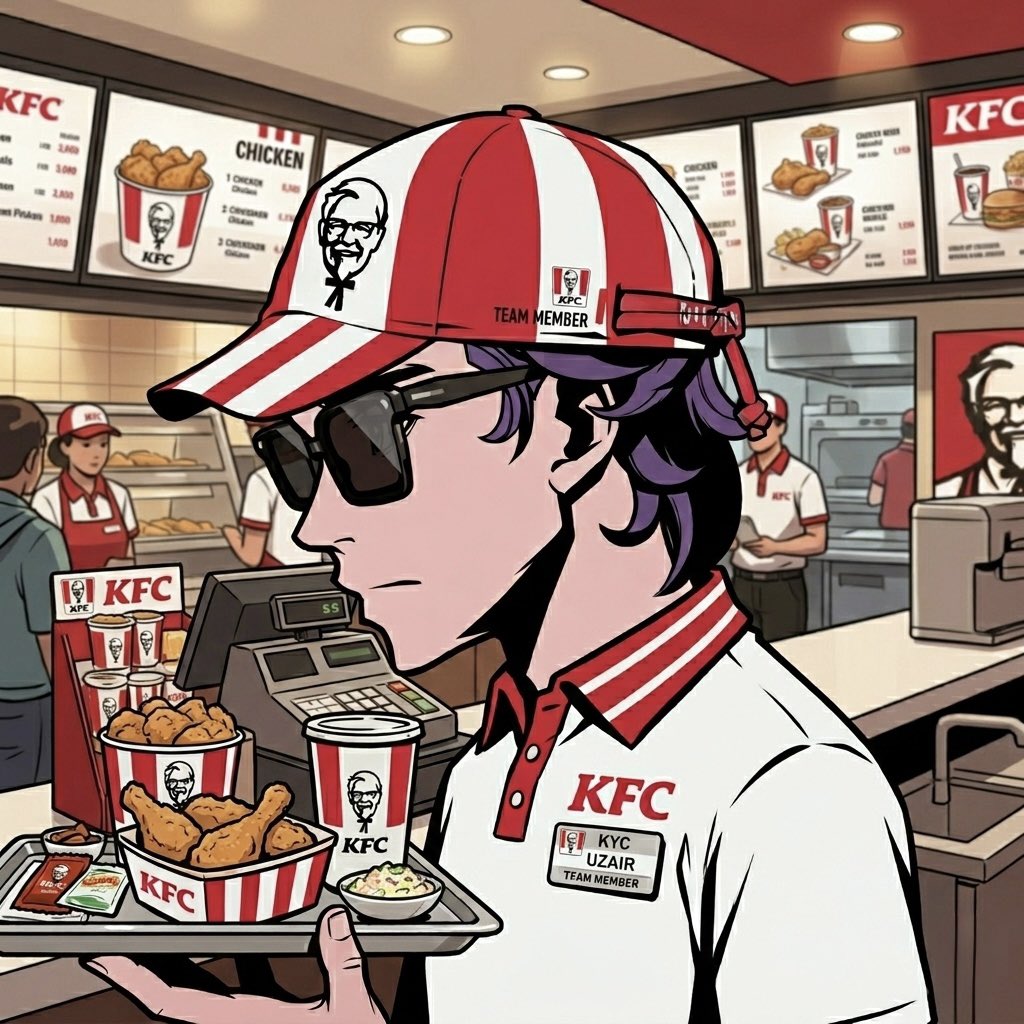 As everyone’s jobs are getting replaced by AI 

I just landed my new job at KFC!

Wish me a luck ☺️