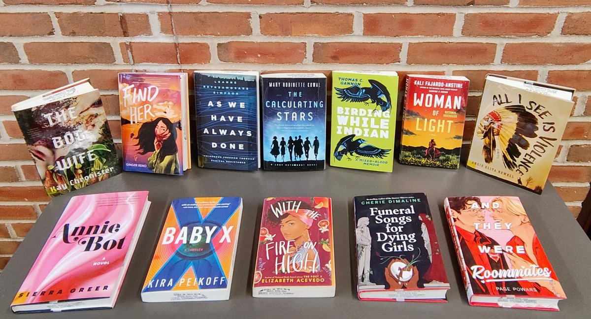 KCCLibrary's tweet photo. 📚 New at Morris Library!

Indigenous voices, powerful memoirs, YA favorites, speculative fiction &amp; more — plus a new Blu-ray 🎬

Highlights include:

 Stealing Little Moon
 The Indian Card
 Woman of Light
 Funeral Songs for Dying Girls
 Baby X
 
#NewBooks #MorrisLibrary #KCC https://t.co/aQb49JkoaB