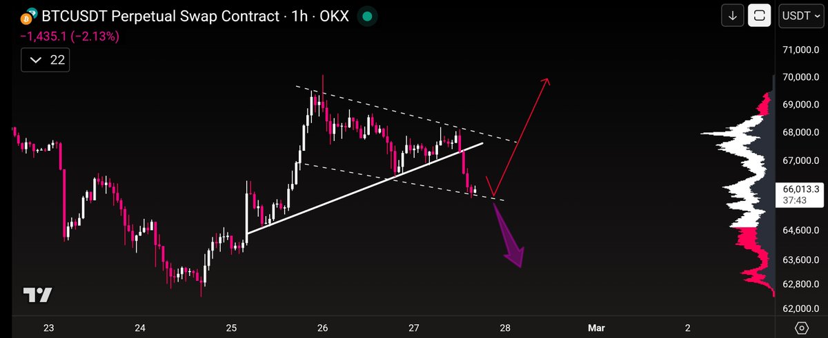 $BITCOIN Which scenario? Red? Purple?

#BTCUSDT