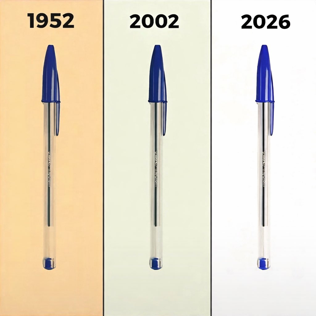 Le design parfait n’a pas besoin de mise à jour.