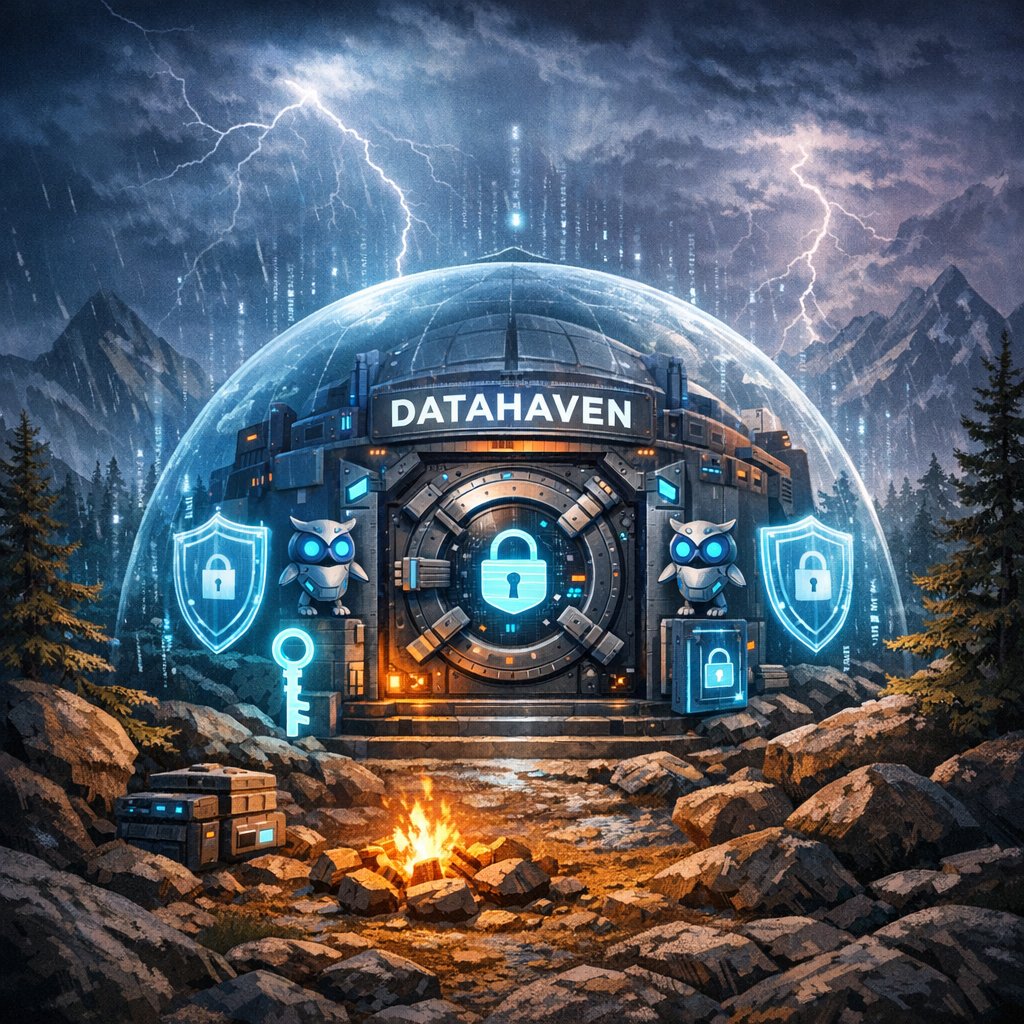 Andrei17017371's tweet photo. Built my digital shelter as a stormproof vault where privacy, memory, and ownership live together. It represents long-term trust in decentralized storage and my belief in @DataHaven_xyz protecting what truly matters.

@DataHaven_xyz https://t.co/MO1S8enUJh
