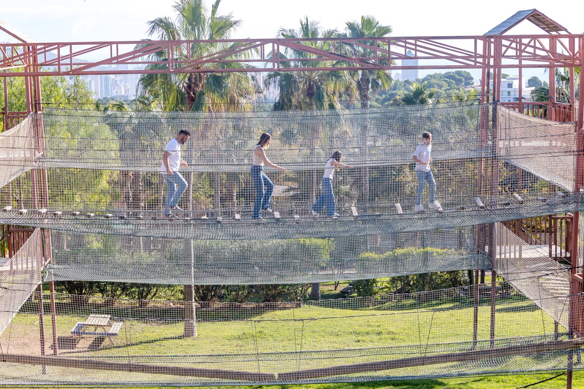 TerraNaturaZoo's tweet photo. ¡¡Ven a disfrutar en el #Multiaventura de @TerraNaturaZoo #Benidorm!! Atrévete y supera todas las pruebas de esta zona de ocio e imita los movimientos de los #siamangs 🐒🐒
Puentes colgantes, troncos, puentes mono, tirolina... ¡No te lo pierdas! 🌿🌳🐵 #PlanesEnFamilia #diversion https://t.co/budFEyLhvR