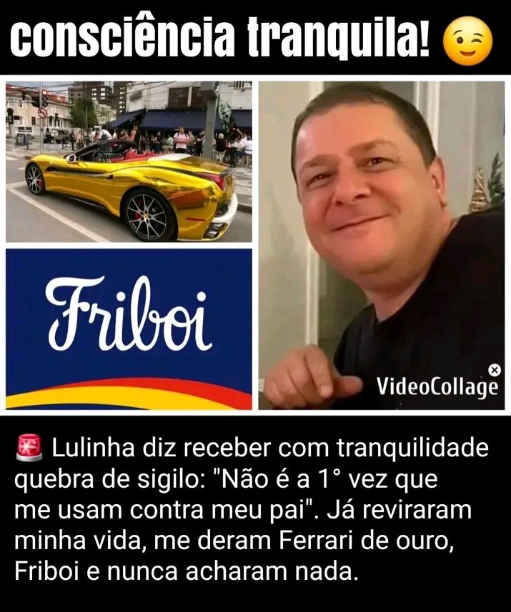 Euforia do gado agora se resume à quebra de sigilo bancário de Lulinha.
Mas me diz: quantos filhos envolvidos com milicianos tem o CBOZO??
Porque, se resolver quebrar  sigilo de Flávio Bozo, Carlos Bozo, Eduardo Bozo e Renan Bozo, talvez não sobre ninguém de pé na “familícia”.